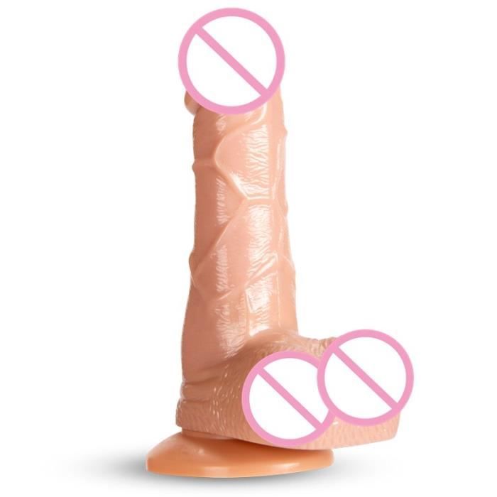 Gode Réaliste avec Ventouse pour Grand Pénis pour Sexe Anal Jouet