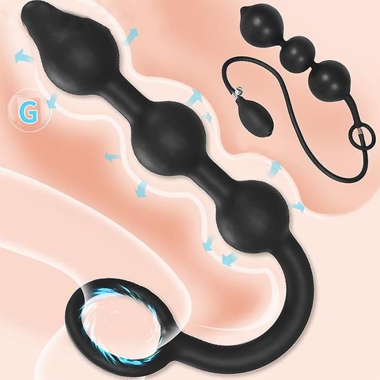 Godemichet Anal Gonflable En Silicone Pour Adulte Stimulateur Du Point