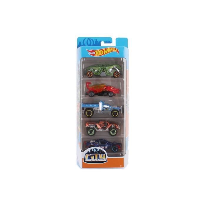 Set De 5 Vehicules Hot Wheels City Voitures Minatures Enfant Cdiscount Jeux Jouets