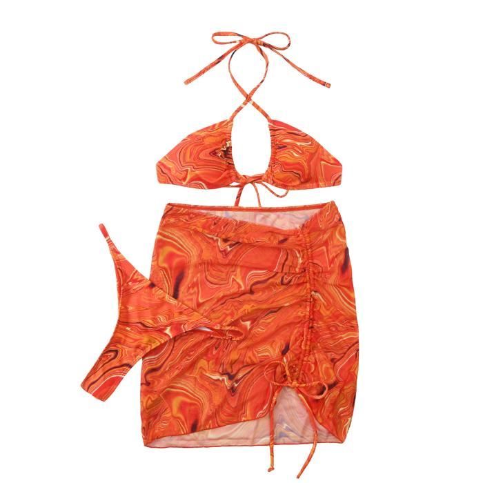 Maillot De Bain de bain maillot bikini trois pièces sexy pour femme