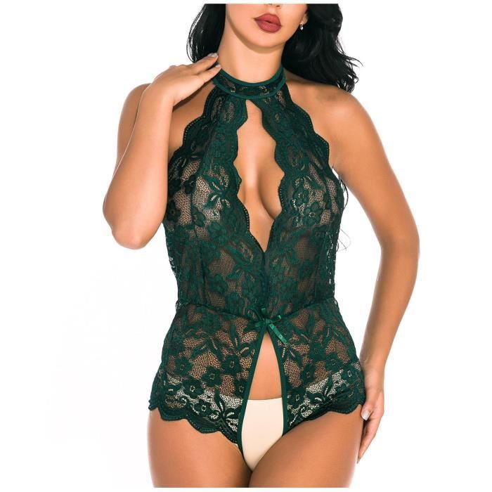 Body Femmes Mode L Gante Lingerie Sexy Dentelle Gaze Sous V Tements