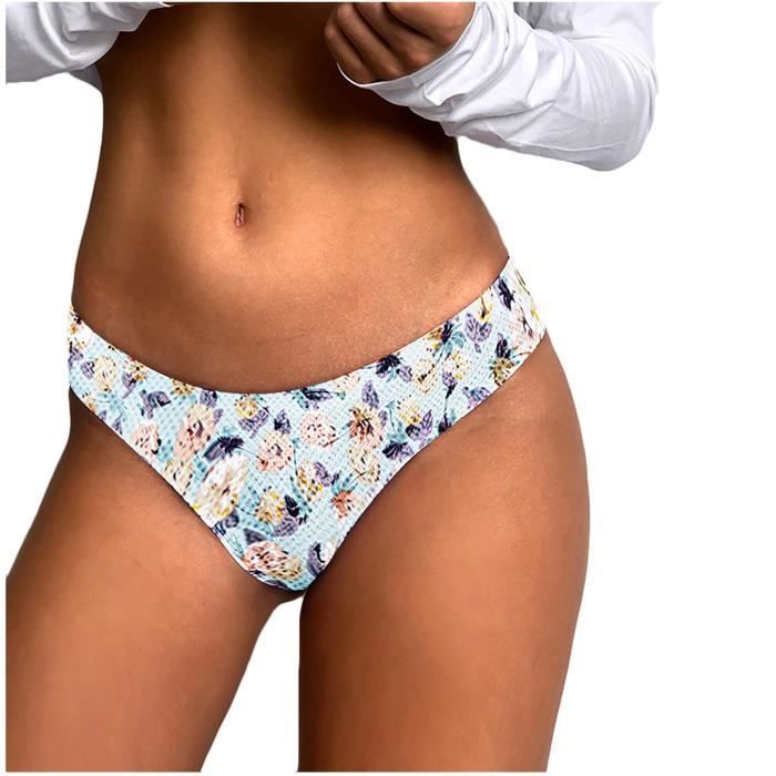 Pi Ces Femmes Sexy Impression Lingerie Tentation Taille Basse Culotte