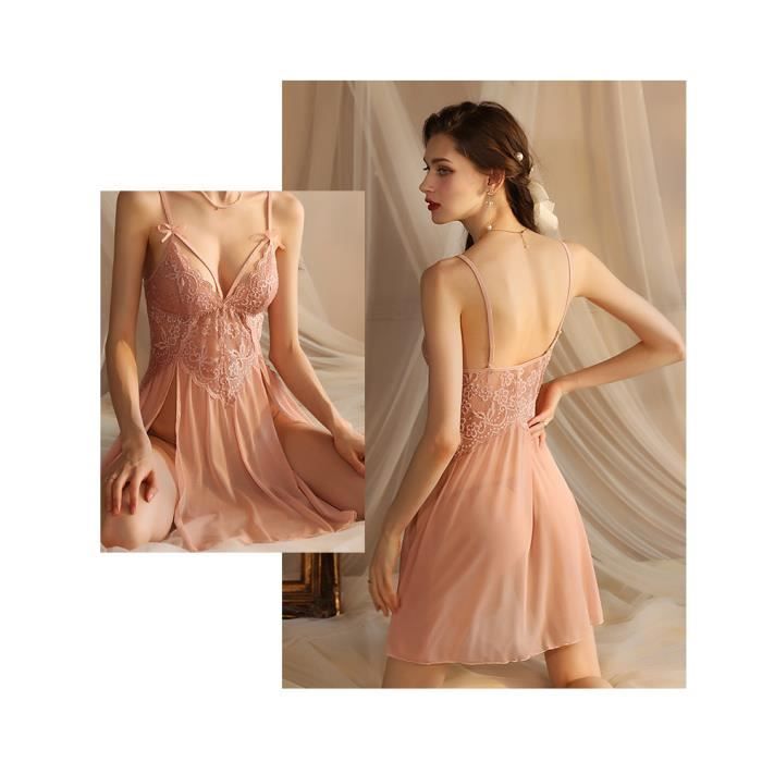 Lingerie Femme Tenue Sexy Nuisette Fendue Sous Vetements Feminins Sexy