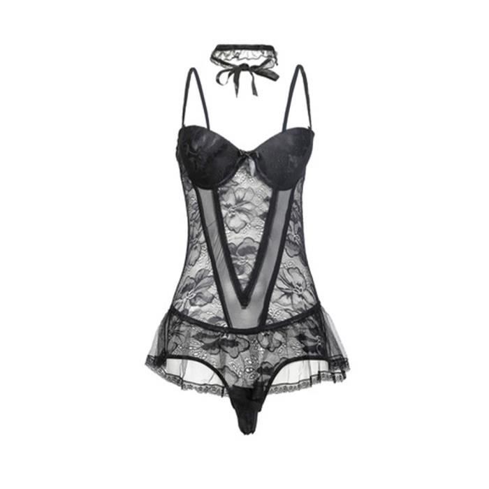 Bustier Femme Corset Sexy Pour Femmes Lingerie Rotique En Dentelle Soutien Gorge Push Up