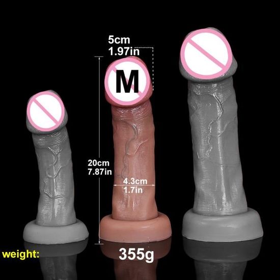 Godemichet Anal En Silicone Pour Femme Jouet Sexuel Masturbateur