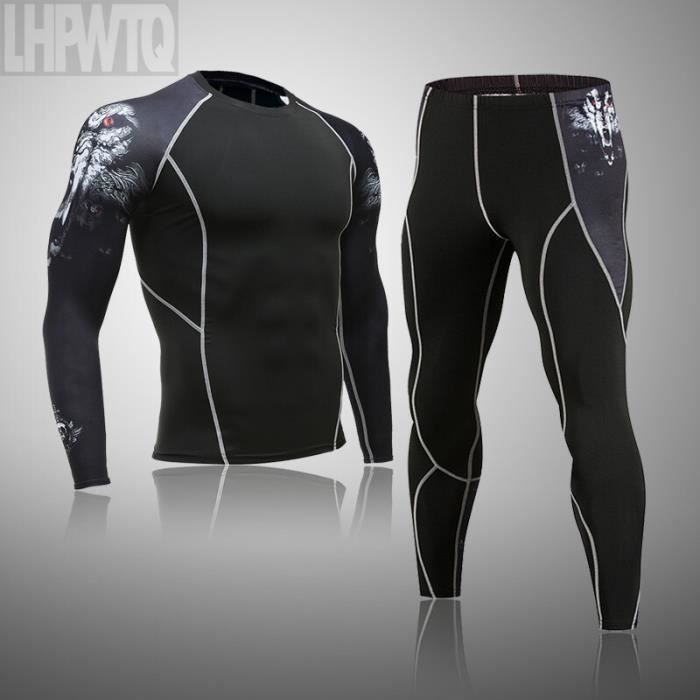 Ensemble De Lingerie Ensembles De Sous V Tements Thermiques Pour Hommes