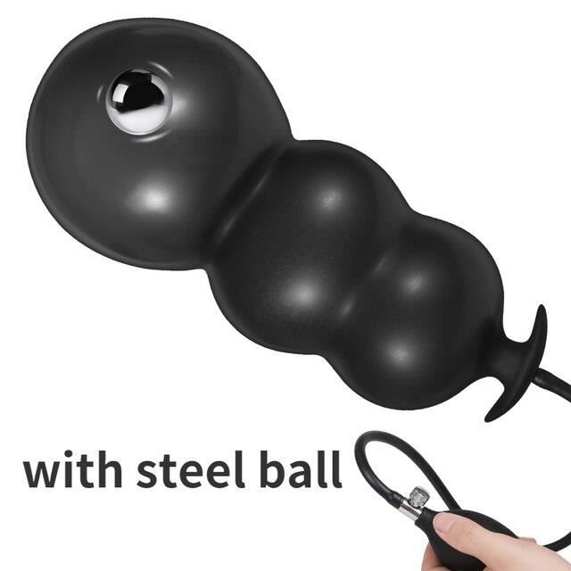Plug Anal Gonflable Super Grand Cm Norme Pompe Gode