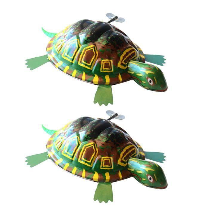 2 pcs Jouet à remonter Léger Animal Forme Creative Durable VEHICULE MINIATURE ASSEMBLE - ENGIN TERRESTRE MINIATURE ASSEMBLE