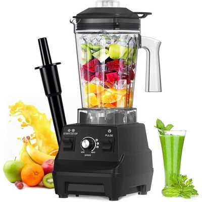 Blender Professionnel 1600W, OUTUOTWQ Blender Smoothie Mixeur Puissant Multifonction 1.8L 6 Lames Plus de 10 Vitesses + Pulse