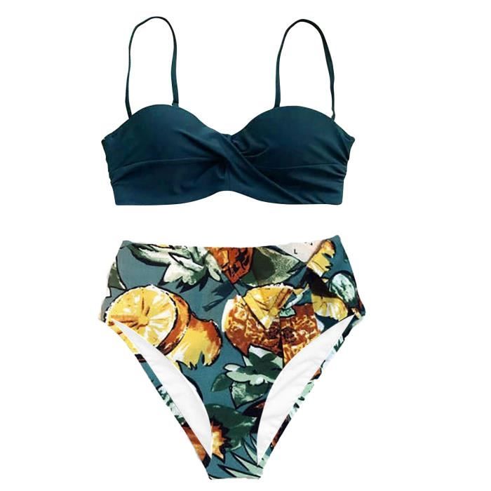 Maillot De Bain Femmes Mode Imprimer Sexy Bikini Push Up Pad Maillots Beachwear SSM210330405YEM