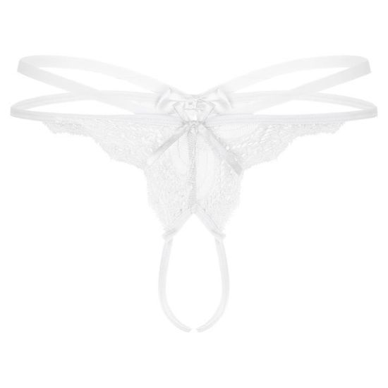 Yoojia Sissy String Homme Sexy Sous V Tement Dentelle Lingerie Ouverte