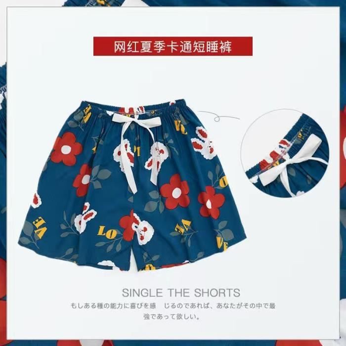 V Tements Lingerie Short D T D Contract Taille Haute Pour Femmes Pantalon De Plage Boh Me