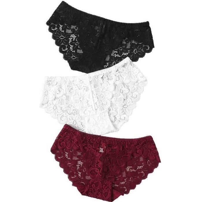 Culotte Pc Femmes Dentelle Fleurs Creux Sous V Tements Culottes String Lingerie Tongs