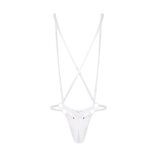 Iixpin Mankini Sexy Homme Body String Ouvert V String Bikini Thong