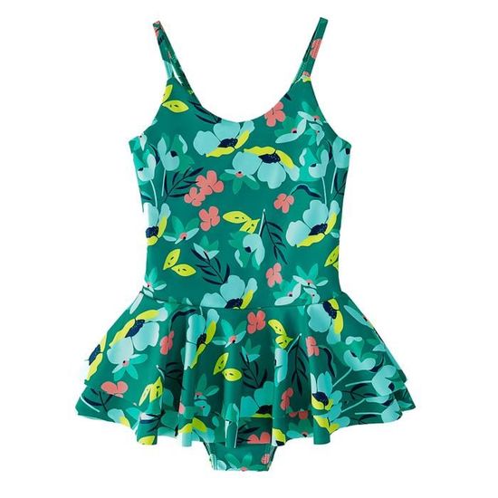 IEFIEL Maillot de Bain Robe Fille Enfant Bikini À Bretelle Brésilien