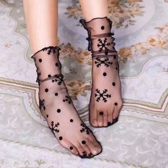 Bas Bas R Sille Taille Haute Pour Femmes Sexy Collant Club Collant En Maille Lingerie Courte