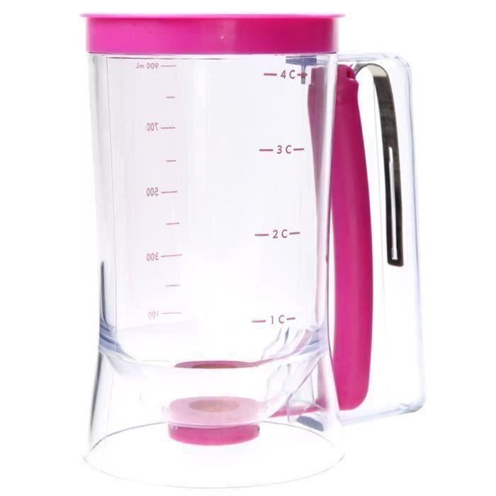 Distributeur de pate Capacite de 900ml pratique pour les petits gateaux de cuisson muffins crepes beignets