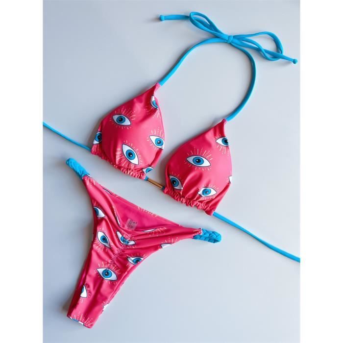 Bikini Swimsuit Maillot De Bain Br Silien Sexy Cordes Frqn Xhd Cdiscount Pr T Porter