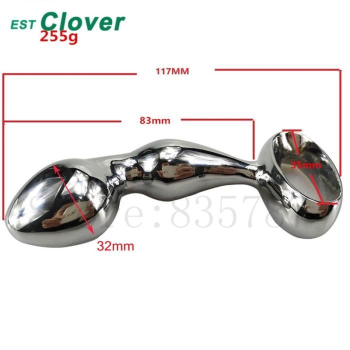 Godemichet Anal En Acier Masseur De Point G Gode Sexuel En M Tal