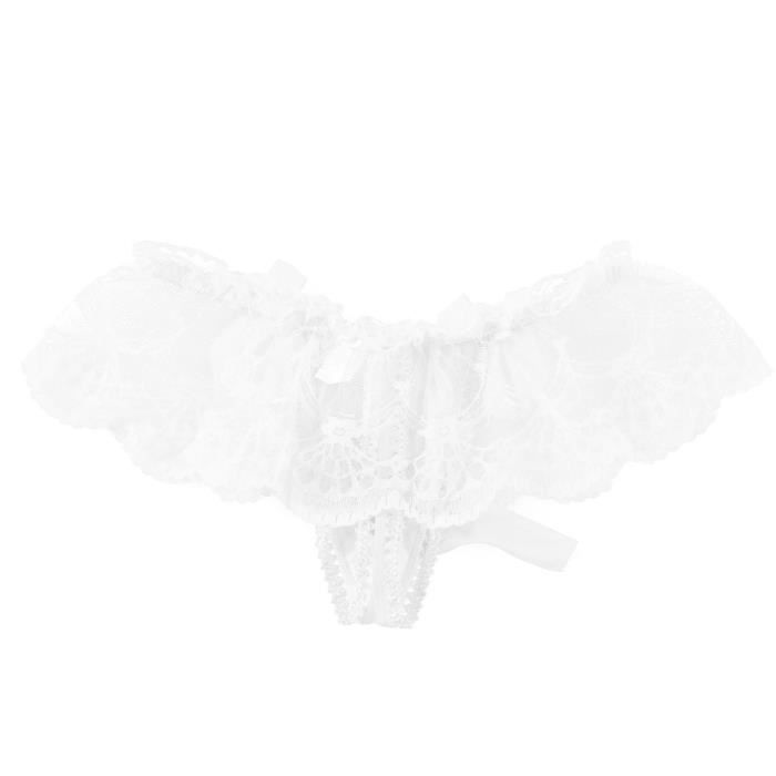 Iefiel Homme Sexy Boxer Dentelle Sissy String Jockstrap Gay Thong