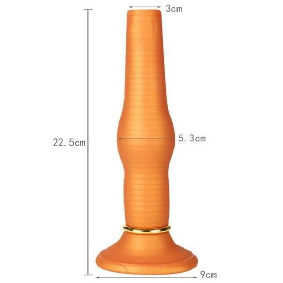 PLUG Golden Ovipositor Plug Anal Gonflable En Silicone Pour Adulte