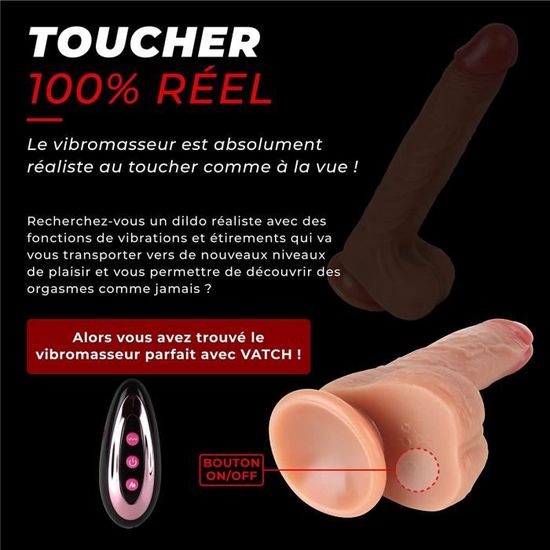 Vatch Vibromasseur R Aliste Sex Toy Va Et Vient Fonctions