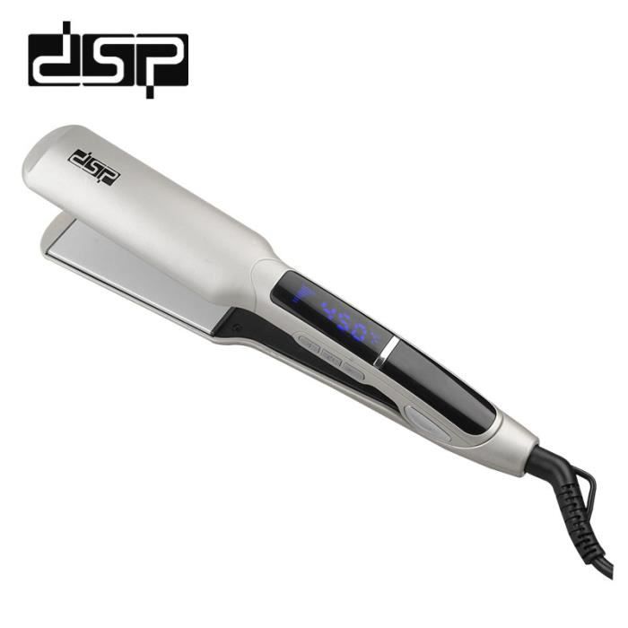 DSP Professionnel Lisseur Cheveux Grandes Plaques Fer À Lisser Fers à Lisser LCD Affichage Cheveux Fer Styling Outils