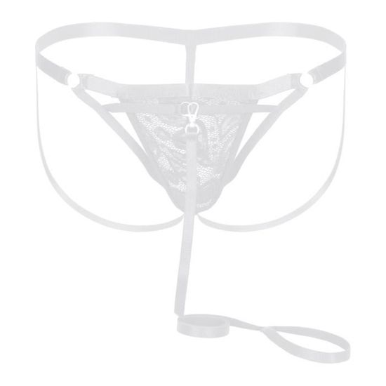 Iixpin Sissy String Sexy Homme Micro Bikini Ficelle Tanga Dentelle G
