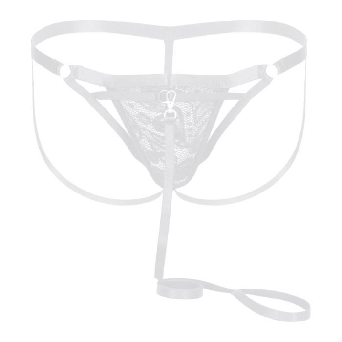 Iixpin Sissy String Sexy Homme Micro Bikini Ficelle Tanga Dentelle G