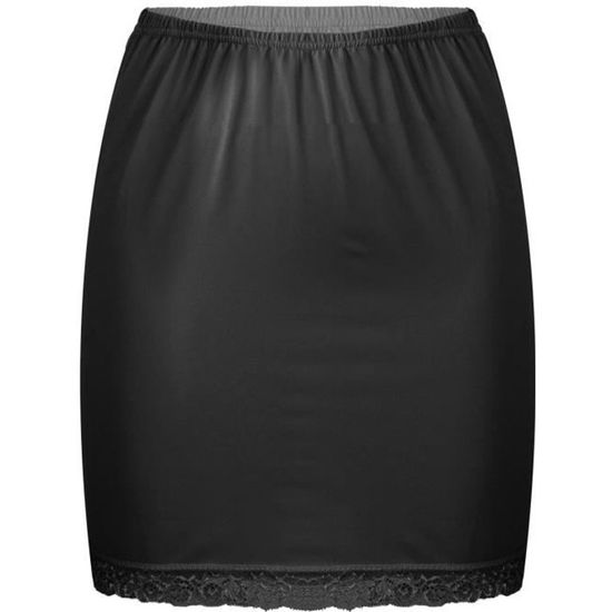 Yizyif Femme Jupon Sous Robe Jupe Sculptante Fond De Jupe Lingerie Sous
