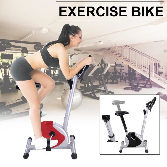F-Bike et F-Rider - Hometrainer - entraîne tout le corps - entraînement cardio capacité de 125 KG - rouge