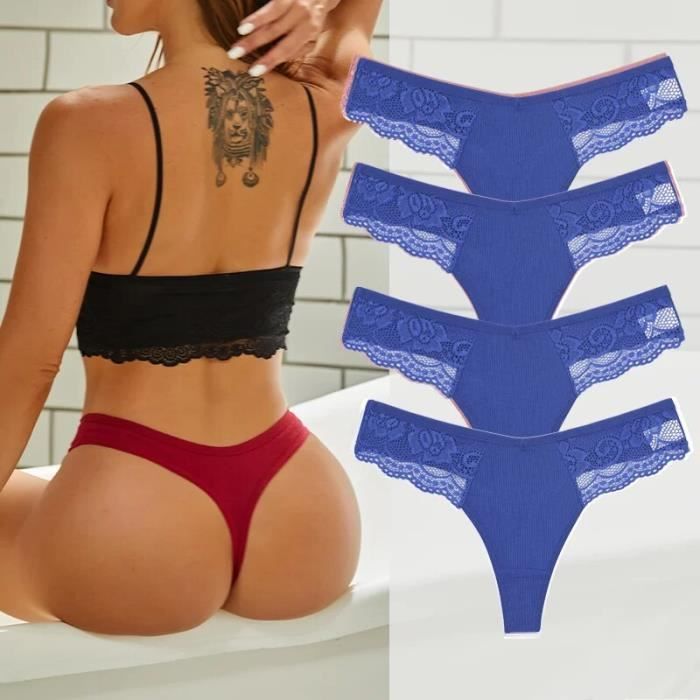 Culotte Slip String En Coton Pour Femmes Pi Ces Lingerie Sexy