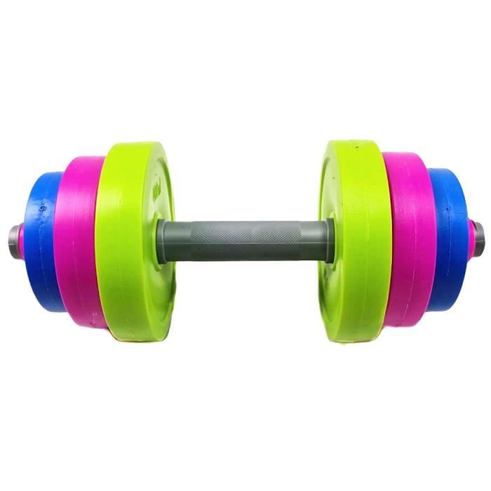 1 Set - 9 pcs Pratique Enfants Barbell Bodybuilding Équipement D'exercice Formation Bras Muscle Fitness pour Enfants Gym Maison (S