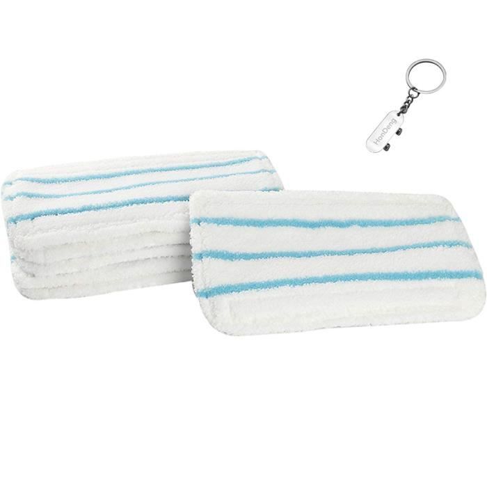 Lingettes Microfibres Rectangulaires pour Black+Decker Balais Vapeur, Alternative à FSMP20 FSM1630 FSM1321 (Lot de 6)