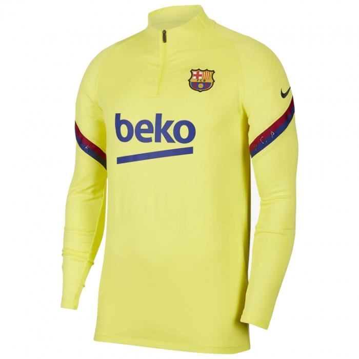 HAUT TRAINING NEWS FC BARCELONE JAUNE ADULTE 2020
