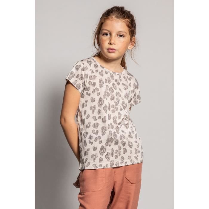 DEELUXE T-shirt imprimé léopard JEANNE Leo Shiny