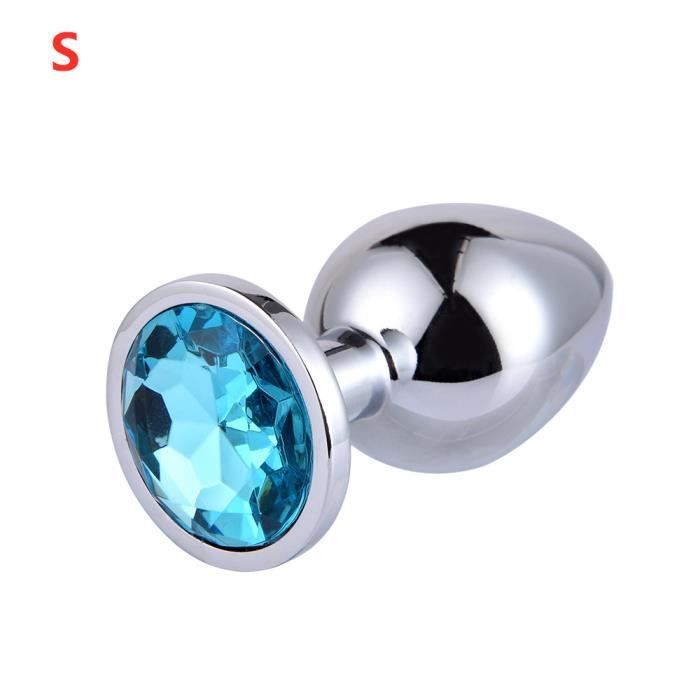 Plug Anal En Métal En Acier Inoxydable Jouets Sexuels Avec Cristal