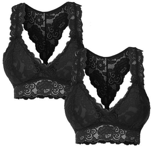 Soutien Gorge En Dentelle Pc Nouvelles Femmes Plus La Taille Gilet Crop Wire Free Bra Lingerie