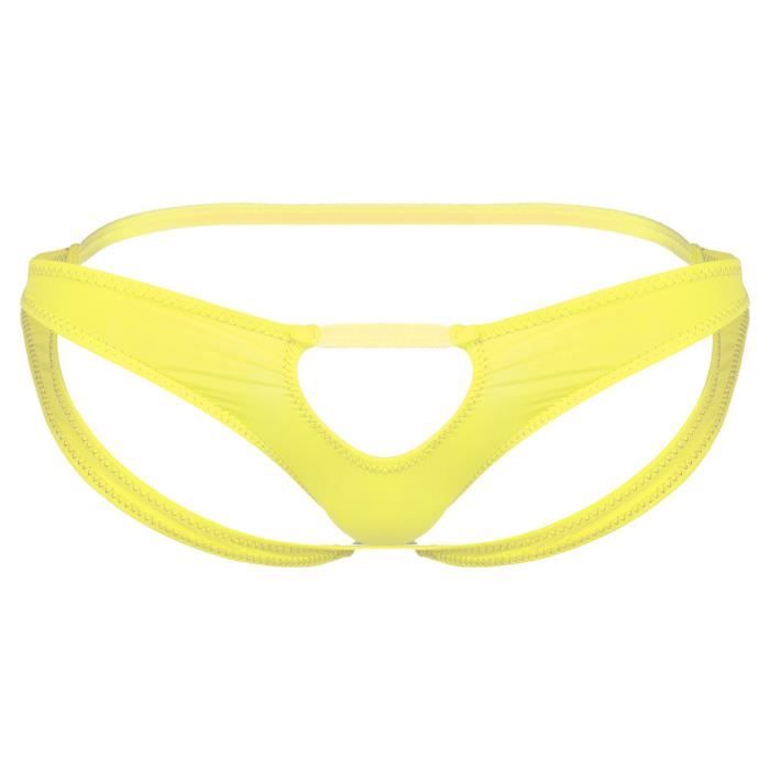 Yoojia String Homme Sexy Hot Sissy Lingerie De Nuit Tanga Thong Ouvert