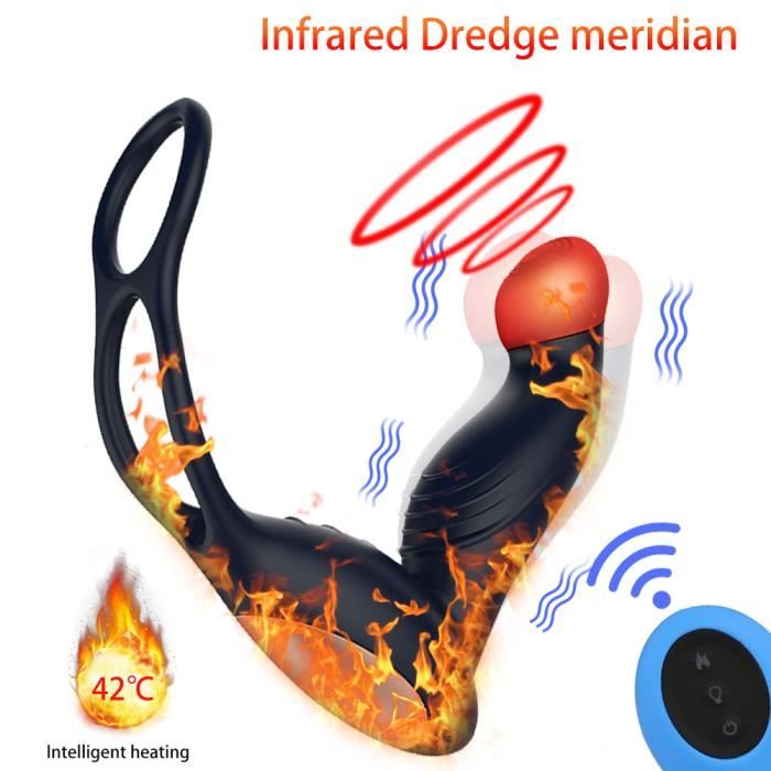 Vibrateurs Remote And Heat Vibromasseur Anal Pour Hommes Vitesses