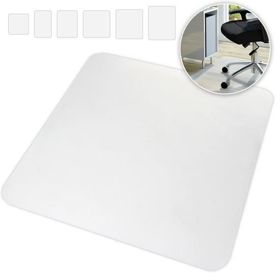 Tapis Protège-Sol 90x120cm | Antidérapant, Blanc, pour Parquets et Stratifiés | Protection Sol Dur, Chaise de Bureau