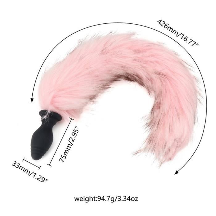 C Vibromasseur Queue De Renard Nouveau Produit De Remplacement Plug Anal Vibrant BDSM