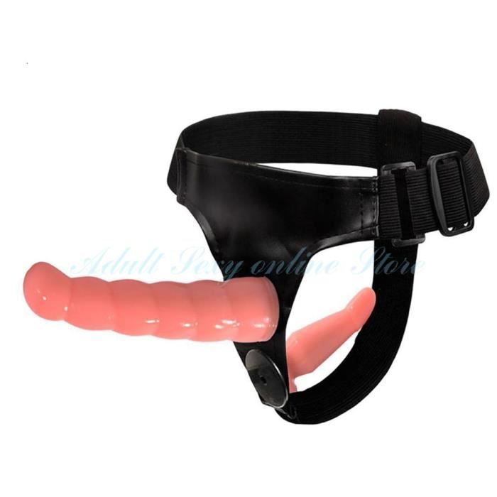 Godemich Anal Double Sangle R Aliste Harnais Ultra Lastique