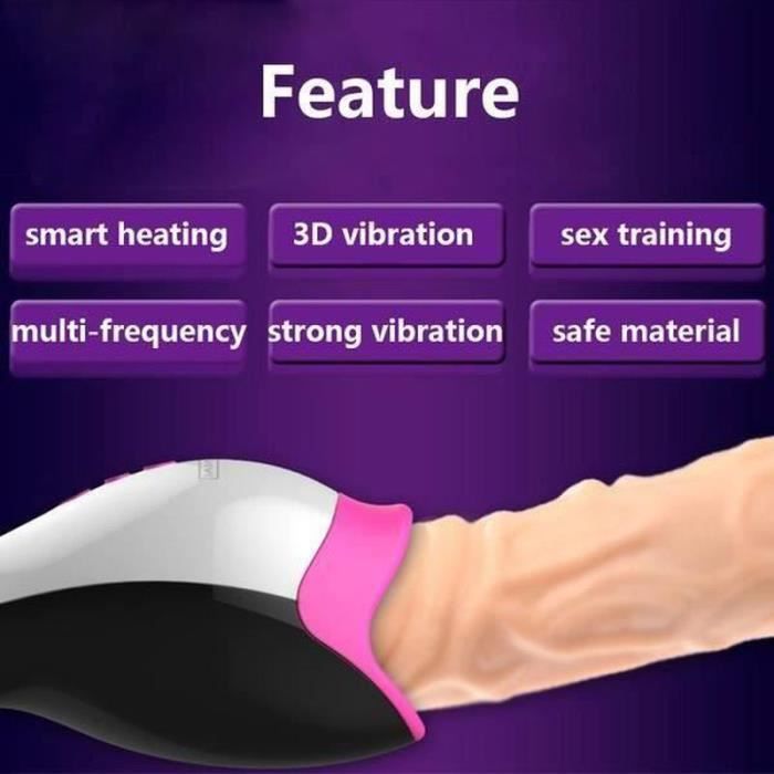 Nouveau Hommes M Le R Aliste Vibrant Oral Sex Masturbateur Tasse