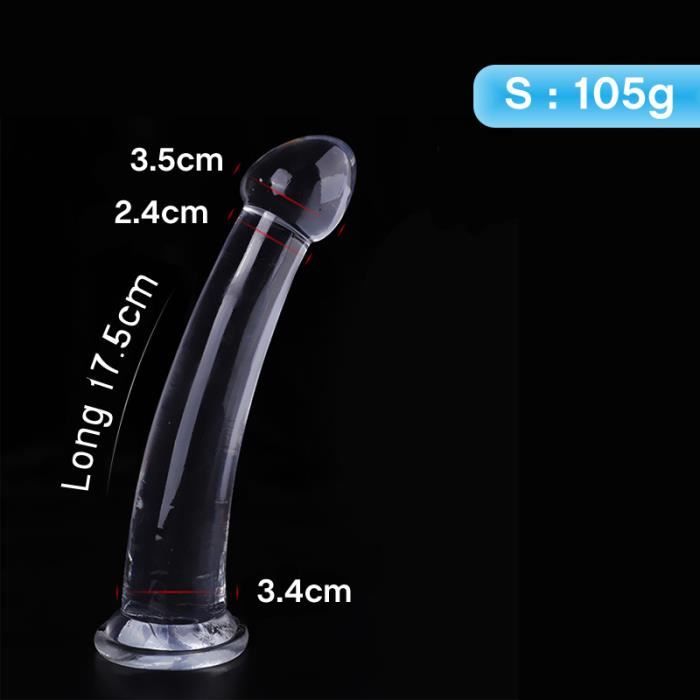Pantalon Godemich Anal Doux Pour Femmes Plug Anal Transparent Jouets