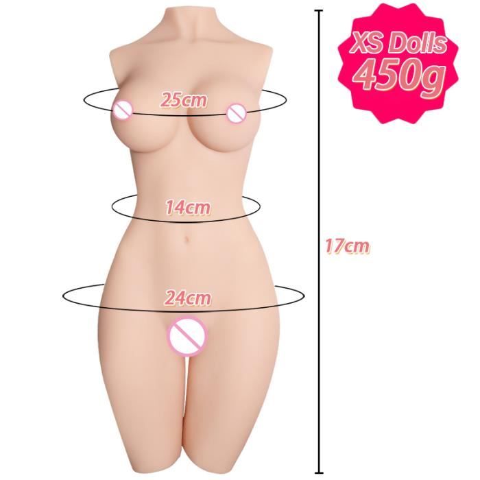Sex Toys Demi Corps Pour Hommes Poitrine Sexy Beurre Vagin R Aliste