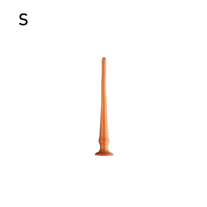 Golden S Godemichet Anal Super Long En Silicone Liquide Pour Femme Et