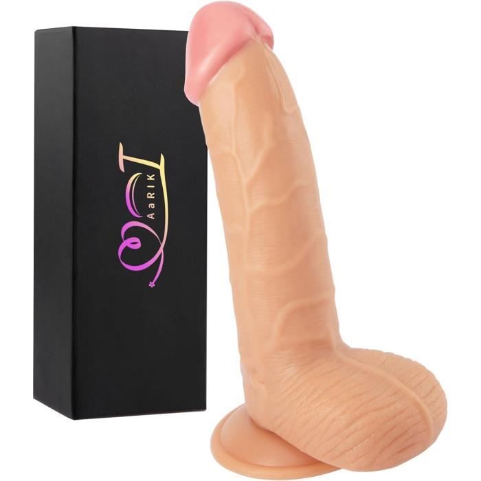 Gode Femme Sex ToýS Femme Realiste Clitoridien 19Cm Gode Homme Pour Gay