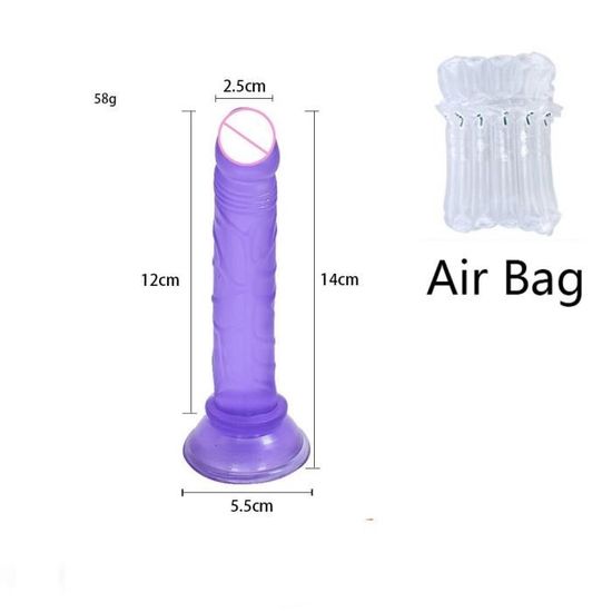 Gode R Aliste Avec Ventouse Pour Femme Gros P Nis Anal Mastateur