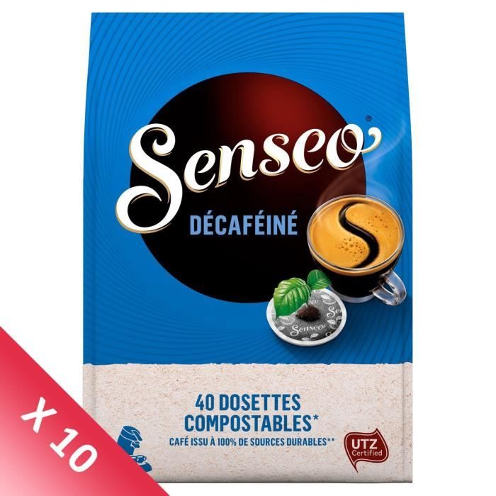 Lot 40 doses senseo decafeine